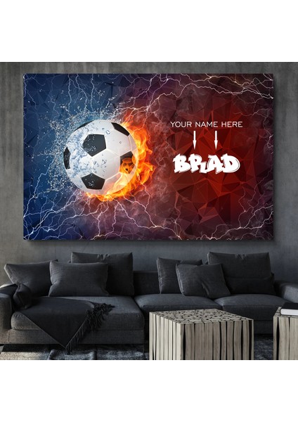 Futbol Topu Kanvas Tablo