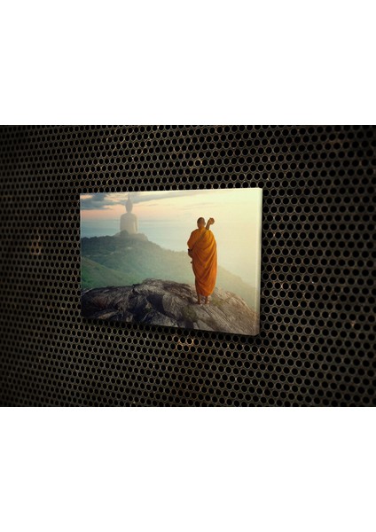 Tibet Budist Rahip Kanvas Tablo