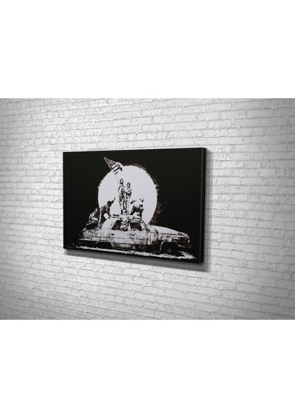 Banksy - Flag Kanvas Tablo modelleri