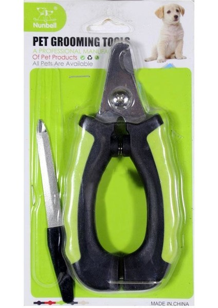 Kedi Köpek Tırnak Makası+Törpü M 13 cm