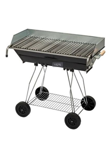 35X80 Lama Izgaralı Kömürlü Barbekü Mangal 1039 Bbq Katlanır Portatif