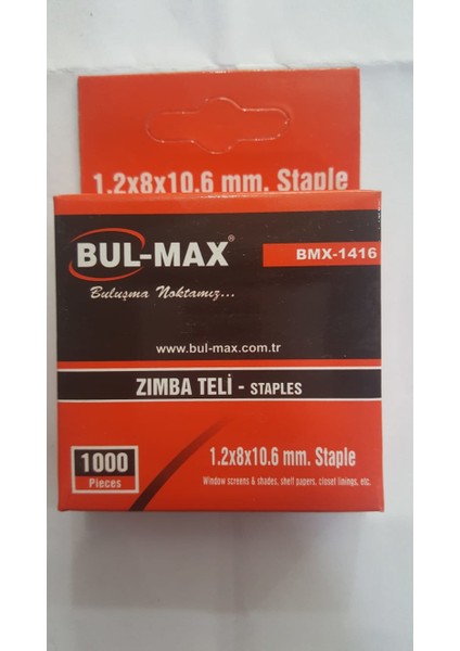 Zımba Teli (Arrow, Rapid, Bul-Max BMX1404 Uyumlu)