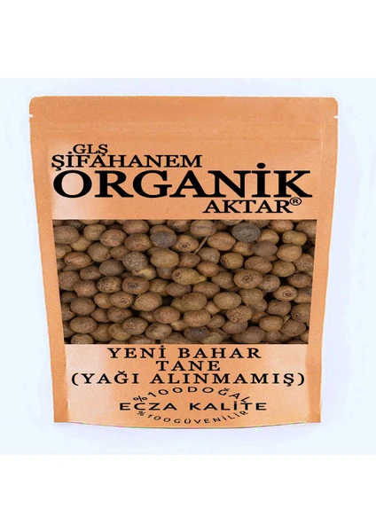 GLŞ Şifahanem Organik Aktar Tane Yeni Bahar 100 gr Yağı Alınmamış