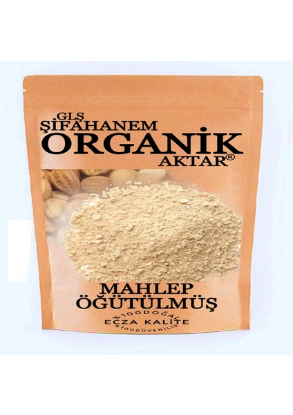 GLŞ Şifahanem Organik Aktar Mahlep Toz 100 gr  Yağı Alınmamış Öğütülmüş