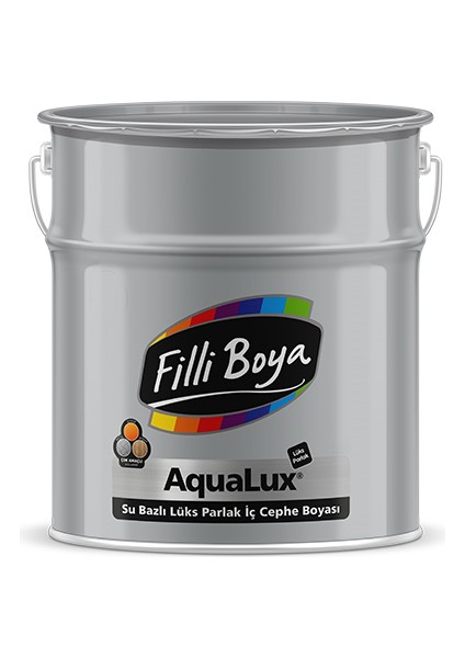 Aqualux® Su Bazlı Parlak Cam - Seramik - Ahşap - Metal - Plastik Yüzeyler Için Sonkat Boya 2.5 Litre