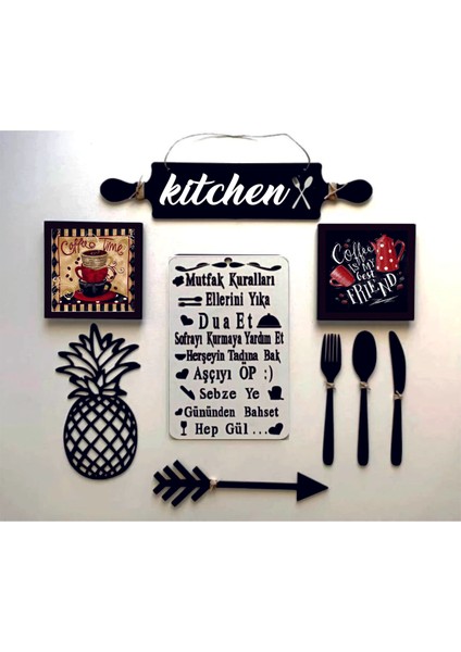 Dekoratif Mutfak Kuralları Konsepti HB2044