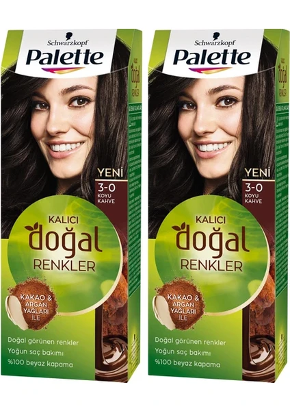 Naturals Colors Saç Boyası 2 Li 3.0 Koyu Kahve