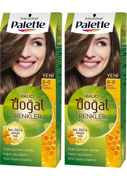 Naturals Colors Saç Boyası 2 Li 6.0 Koyu Kumral