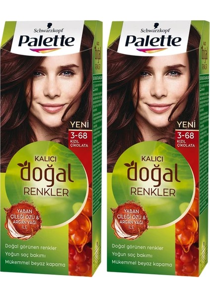 Naturals Colors Saç Boyası 2 Li 3.68 Kızıl Çikolata