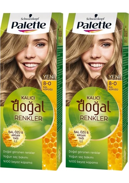 Naturals Colors Saç Boyası 2 Li 8.0 Bal Köpüğü