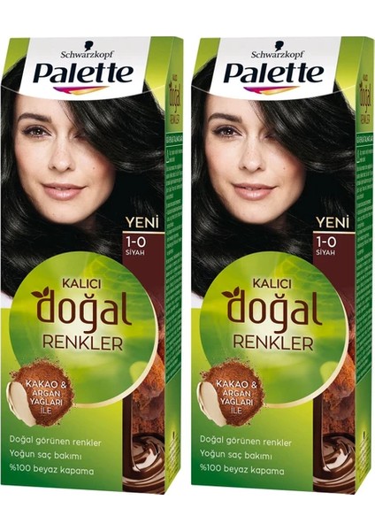 Naturals Colors Saç Boyası 2 Li 1.0 Siyah