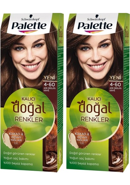 Naturals Colors Saç Boyası 2 Li 4.60 Açık Çikolata Kahve