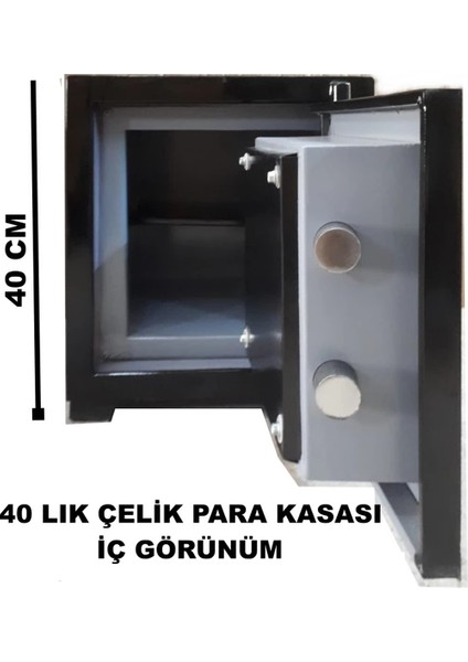 Store Çelik Para Kasası 40 cm Siyah Gri fiyatları