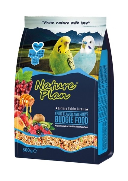 Meyve Aromalı ve Ballı Muhabbet Kuş Yemi 500 gr