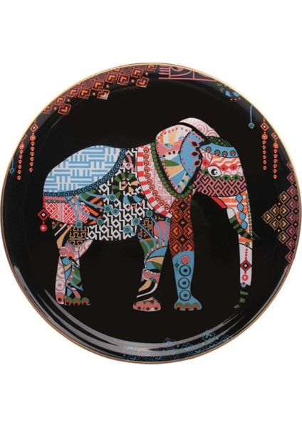 Elephant Siyah Tepsi 31CM