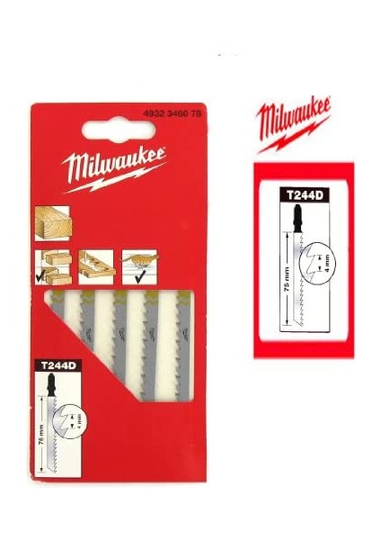 Mılwaukee 4932265312 Dekupaj Bıçağı Special 75 mm 5 Li Pkt fiyatları