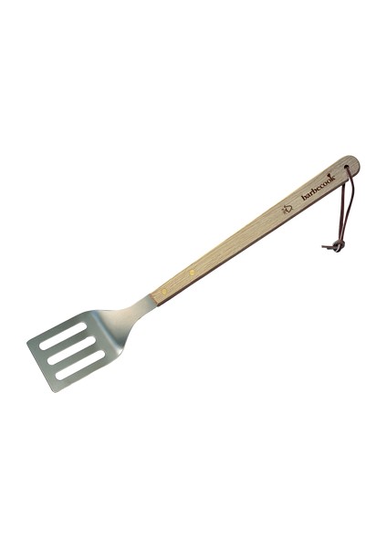 Ahşap Saplı Paslanmaz Çelik Spatula 46 cm
