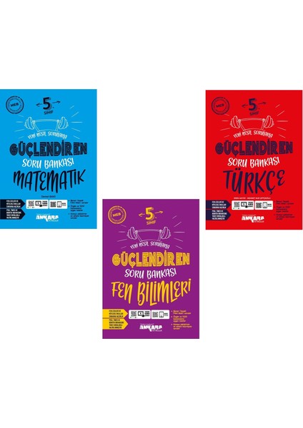 5.Sınıf Matematik Türkçe Fen Güçlendiren Soru Bankası Seti
