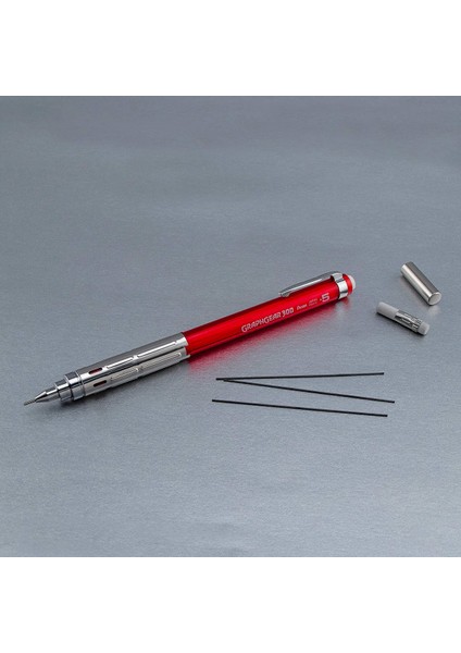 Graphgear 0.5 mm Mekanik Kurşun Kalem - Kırmızı indirimleri