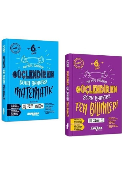 6.Sınıf Matematik Fen Bilimleri Güçlendiren Soru Bankası Seti