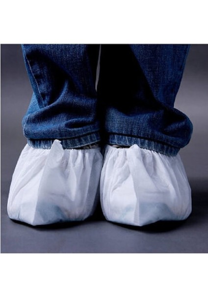 Yıkanabilir Beyaz Tela Galoş 100 Adet Nonwoven Spunbond fiyatları