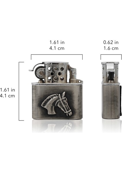 Zippo At Tasarımlı Joker Çakmak