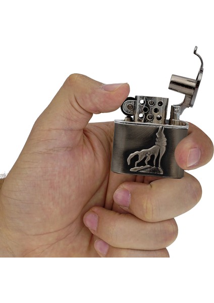 Zippo Kurt Tasarımlı Joker Çakmak