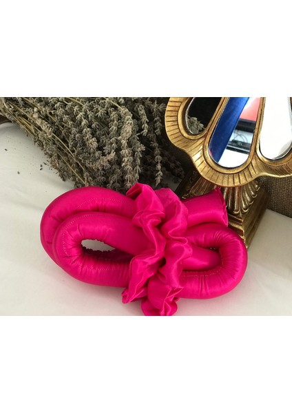 Fashionsbutik Isısız Saç Şekillendirici Saç Sosisi Ipek Saten Toka Seti