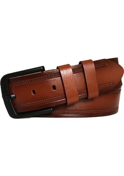 Desenli Taba Kot Spor Kemer 4.5 cm