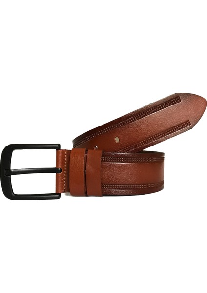 Desenli Taba Kot Spor Kemer 4.5 cm