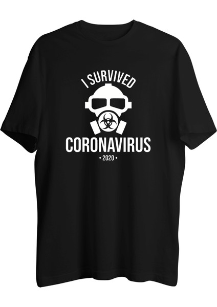 I Survived Corona Tişört