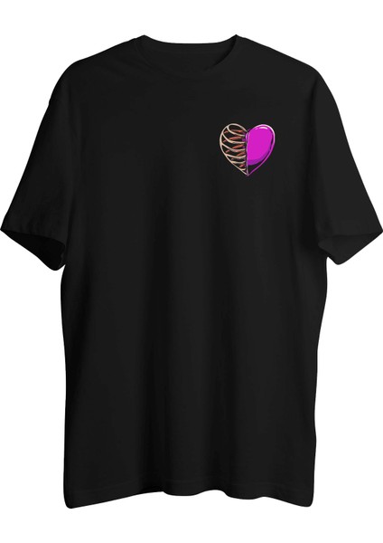 Skeleton Heart Tişört