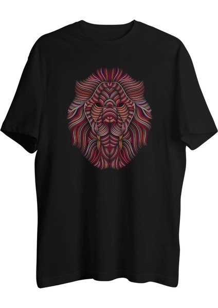 Tribal Leon Tişört