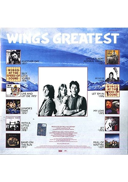 Wings Greatest Plak fiyatları