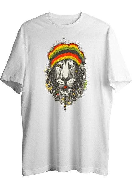Rasta Lion Tişört