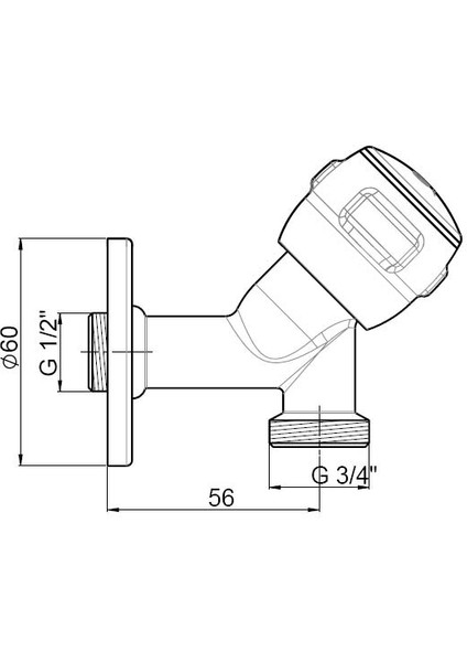 Çamaşır Musluğu Rios CMS30-2