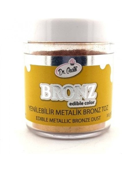 Yenilebilir Bronz Metalik Toz Sim Boya 10 gr