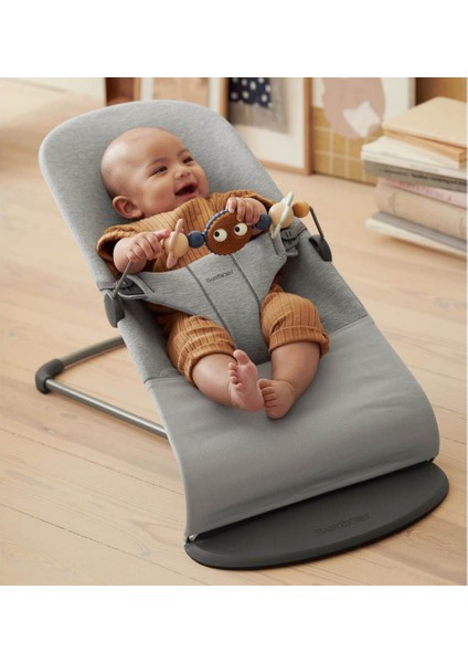 Babybjörn Bliss Ana Kucağı Cotton 3D Jersey Oyuncaklı / Light Grey