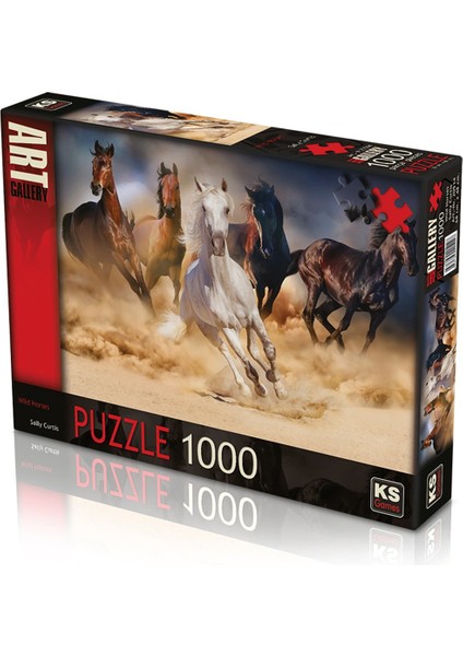 KS Games 20514 Puzzle 1000/WİLD Horses Puzzle 1000 Parça