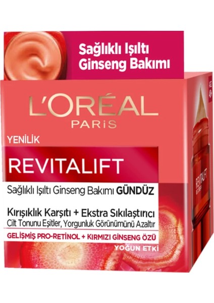 Loreal Paris Revitalift Ginseng Bakımı Gündüz Kremi