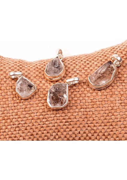 Herkimer Kuvars Taşı Gümüş Kolye fiyatları