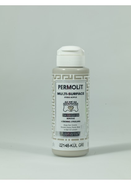 Multi - Surface Akrilik Hobi Boyası 120 ml 02148 - Kül Gri