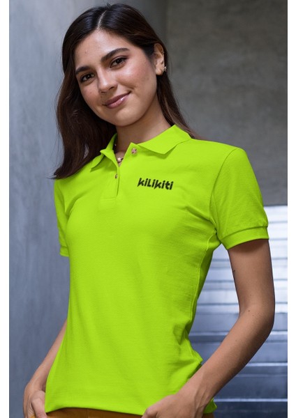 Kız Çocuk Spor Polo Yaka T-Shirt