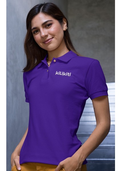 Kız Çocuk Spor Polo Yaka T-Shirt