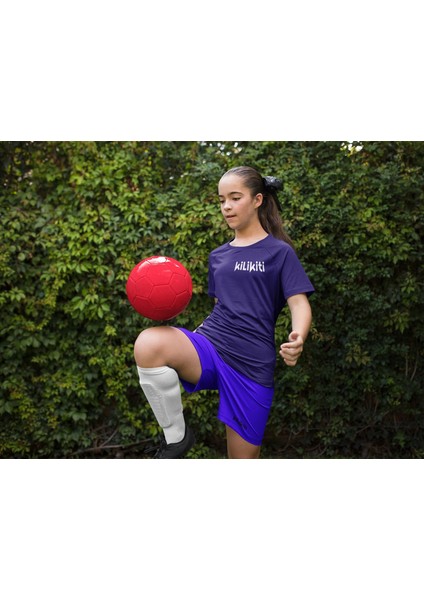 Unisex Çocuk Spor Bisiklet Yaka T-Shirt