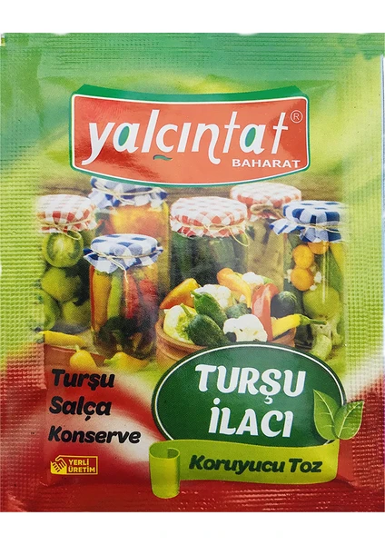 Yalçıntat Baharat Turşu Koruyucu Toz 9 gr x 50