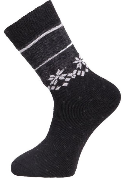 Casual Wool Erkek Çorap Siyah Siyah