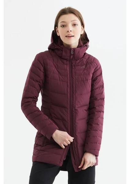 Selenga Jacket Women Dark Cherry Melange