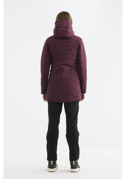 Selenga Jacket Women Dark Cherry Melange