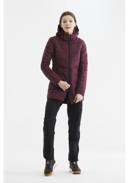 Selenga Jacket Women Dark Cherry Melange